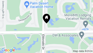 Map of 39860 Narcissus Way, Palm Desert CA, 92211