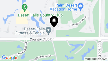Map of 130 Desert Falls Drive E, Palm Desert CA, 92211