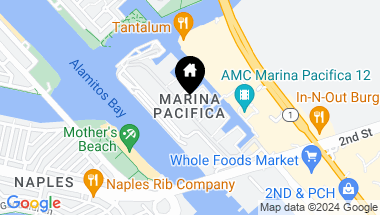 Map of 7305 Marina Pacifica Drive S, Long Beach CA, 90803