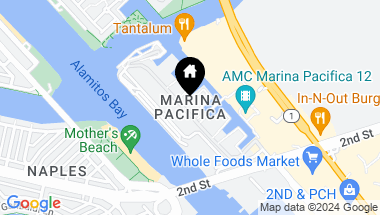 Map of 7126 Marina Pacifica Drive N, Long Beach CA, 90803