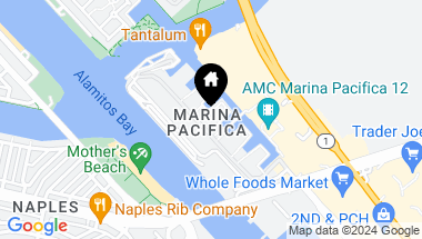 Map of 6214 Marina Pacifica Drive South, Long Beach CA, 90803