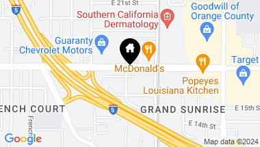 Map of 902 E 17th Street, Santa Ana CA, 92701