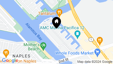 Map of 6128 Marina Pacifica Drive N, Long Beach CA, 90803