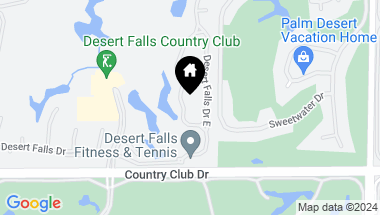 Map of 150 Desert Falls Circle, Palm Desert CA, 92211