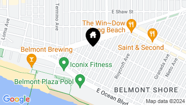 Map of 116 Bennett Avenue, Long Beach CA, 90803