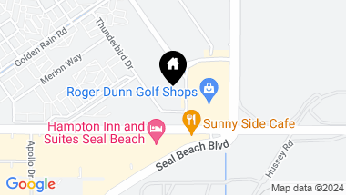 Map of 13930 Church Place. M1 70F, Seal Beach CA, 90740