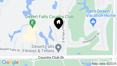 Map of 155 Desert Falls Drive E, Palm Desert CA, 92211