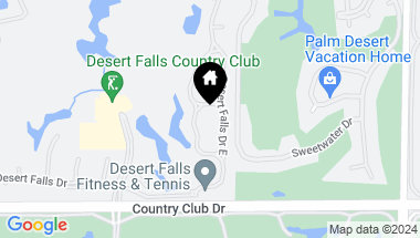 Map of 162 Desert Falls Circle, Palm Desert CA, 92211