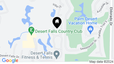 Map of 188 Desert Falls Circle, Palm Desert CA, 92211