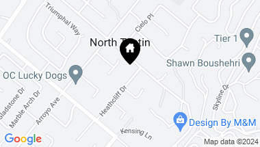 Map of 11541 Heathcliff Drive, North Tustin CA, 92705