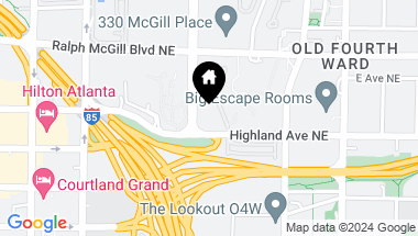 Map of 319 Mcgill Park Avenue NE, Atlanta GA, 30312