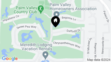 Map of 76518 Daffodil Drive, Palm Desert CA, 92211