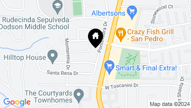 Map of 28331 Pontevedra Drive, Rancho Palos Verdes CA, 90275
