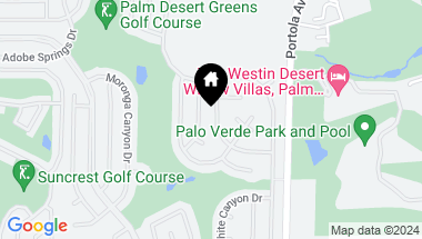 Map of 39231 Hidden Water Place Place, Palm Desert CA, 92260