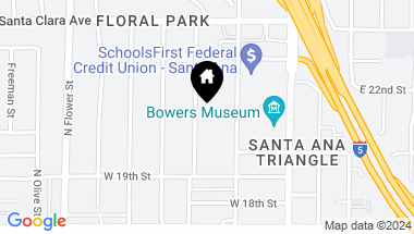 Map of 2035 N Victoria Drive, Santa Ana CA, 92706