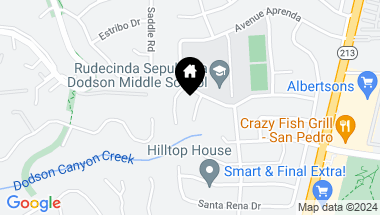 Map of 28017 Calzada Drive, Rancho Palos Verdes CA, 90275