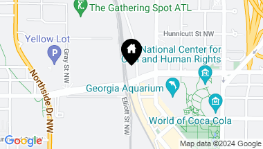Map of 426 Marietta Street NW Unit 307, Atlanta GA, 30313