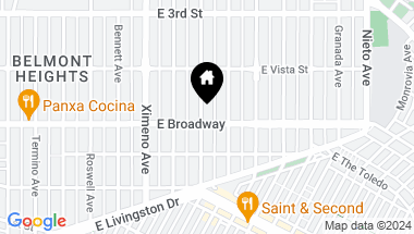 Map of 4603 E Broadway, Long Beach CA, 90803