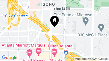 Map of 120 Ralph McGill Boulevard Unit 1408, Atlanta GA, 30308