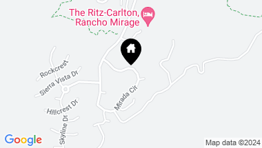 Map of 31 Mirada Circle, Rancho Mirage CA, 92270