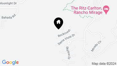 Map of 17 Rockcrest Drive, Rancho Mirage CA, 92270