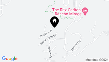 Map of 3 Sierra Vista Drive, Rancho Mirage CA, 92270