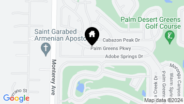 Map of 73203 Palm Greens, Palm Desert CA, 92260