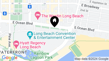 Map of 525 E Seaside Way 1006, Long Beach CA, 90802