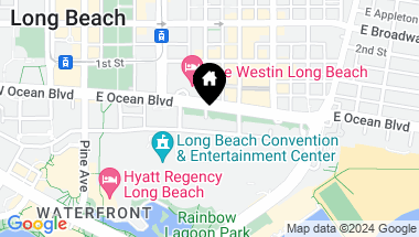 Map of 388 E Ocean 1107, Long Beach CA, 90802