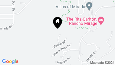 Map of 13 Valley Vista Drive, Rancho Mirage CA, 92270