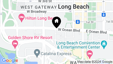 Map of 360 W Ocean Blvd 504, Long Beach CA, 90802