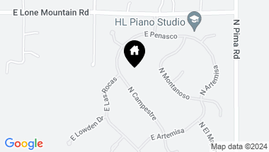 Map of 30600 N PIMA Road # 58, Scottsdale AZ, 85266