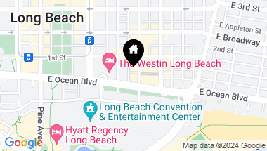 Map of 455 E Ocean Boulevard 712, Long Beach CA, 90802