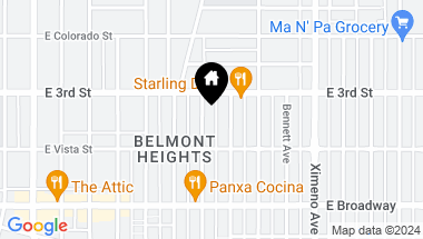 Map of 264 Termino Avenue, Long Beach CA, 90803