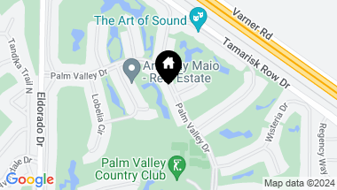 Map of 38713 Palm Valley Drive, Palm Desert CA, 92211