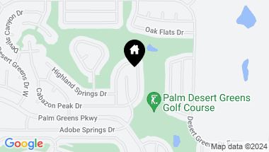 Map of 73636 Cabazon Peak Drive, Palm Desert CA, 92260