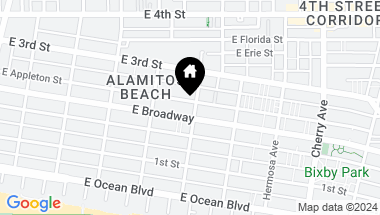 Map of 1444 E Appleton Street, Long Beach CA, 90802