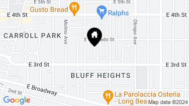 Map of 321 Gladys Avenue 1, Long Beach CA, 90814
