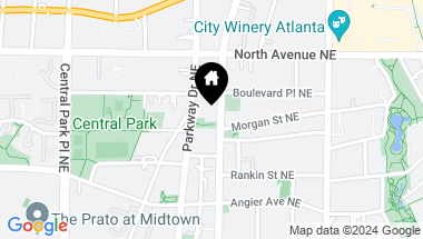 Map of 542 Boulevard NE Unit 401, Atlanta GA, 30308