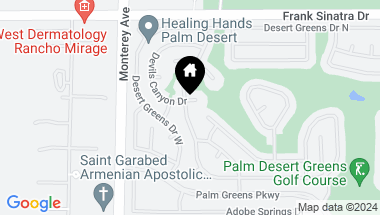 Map of 38451 Devils Canyon Drive, Palm Desert CA, 92260