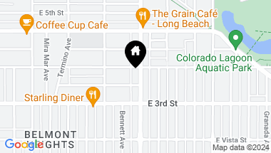Map of 337 Ximeno Avenue, Long Beach CA, 90814