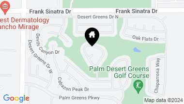 Map of 73354 Linda Circle, Palm Desert CA, 92260