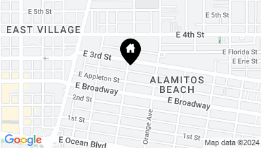 Map of 274 Cerritos Avenue, Long Beach CA, 90802