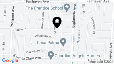 Map of 13252 Bow Place, Santa Ana CA, 92705