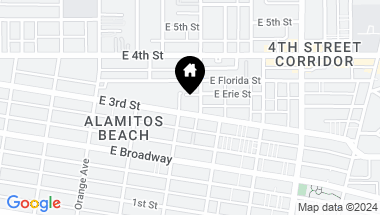 Map of 1527 -1537 E 3rd Street, Long Beach CA, 90802