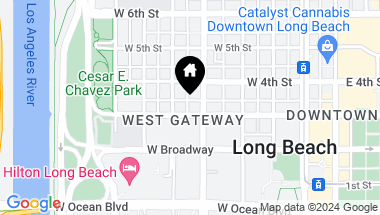 Map of 527 W 3rd Street, Long Beach CA, 90802