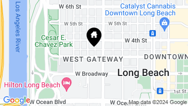 Map of 535 W 3rd Street, Long Beach CA, 90802