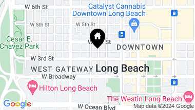 Map of 325 W 3rd Street 201, Long Beach CA, 90802