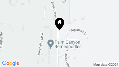 Map of 3352 E Bogert Trail, Palm Springs CA, 92264
