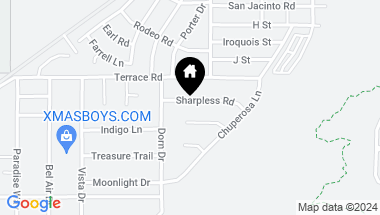 Map of 68571 Sharpless Road, Cathedral City CA, 92234